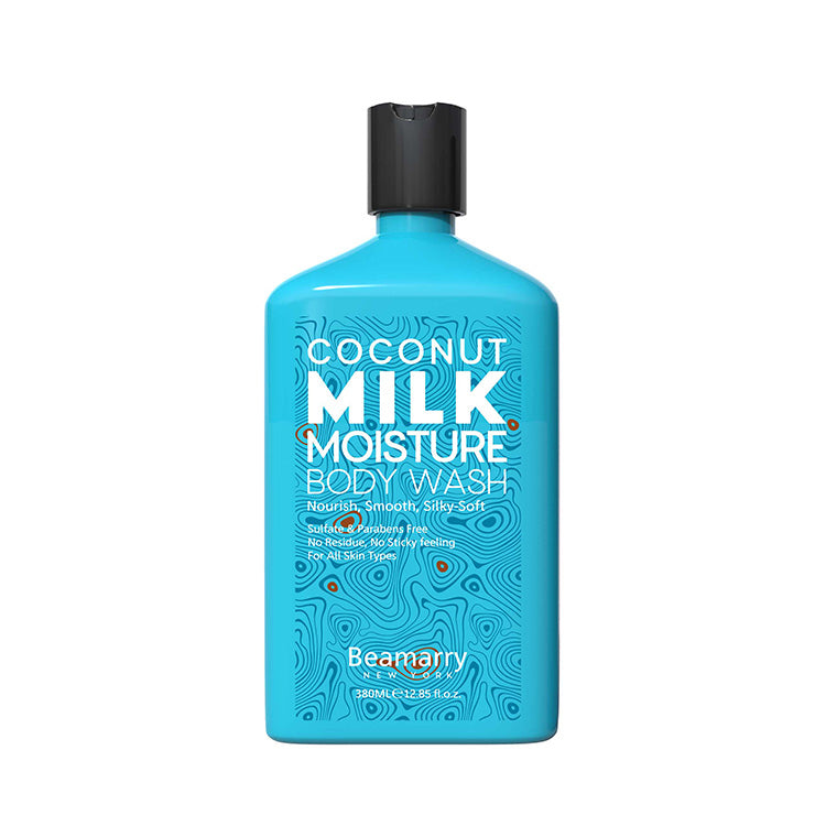 Beamarry New York Coconut Milk Moisture Body Wash 380ML - Phosphate Free, Sulfate Free, Paraben Free and Color Safe