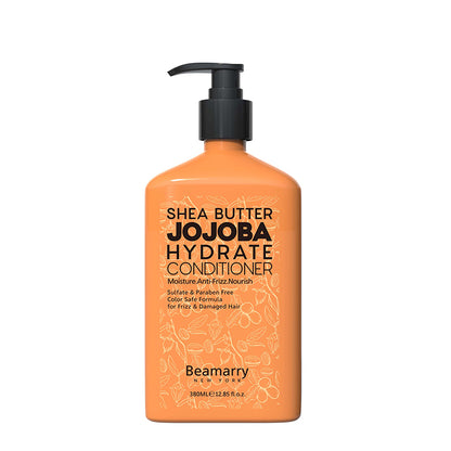 Beamarry New York Shea Butter Jojoba Hydrate Conditioner 380 ml - Sulfate & Paraben free Color Safe Formula