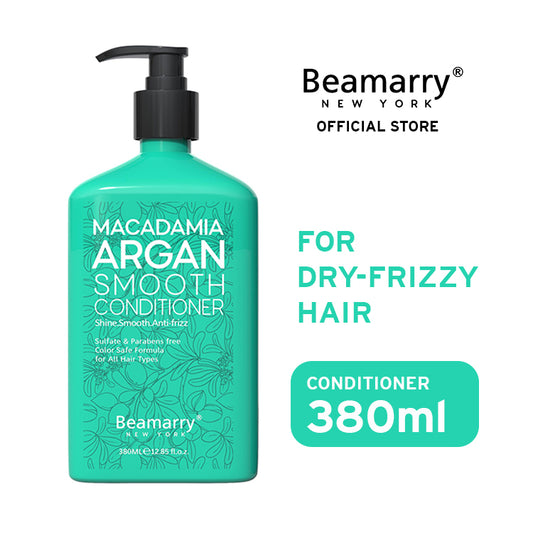 Beamarry New York Macadamia Argan Smooth Conditioner - Phosphate Free, Sulfate Free, Paraben Free and Color Safe