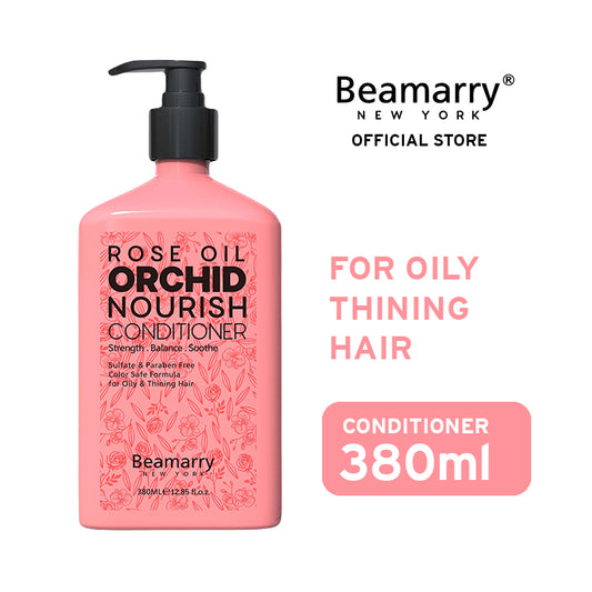 Beamarry New York Rose Oil Orchid Nourisg Conditioner 380 ml - Sulfate & Paraben free Color Safe Formula